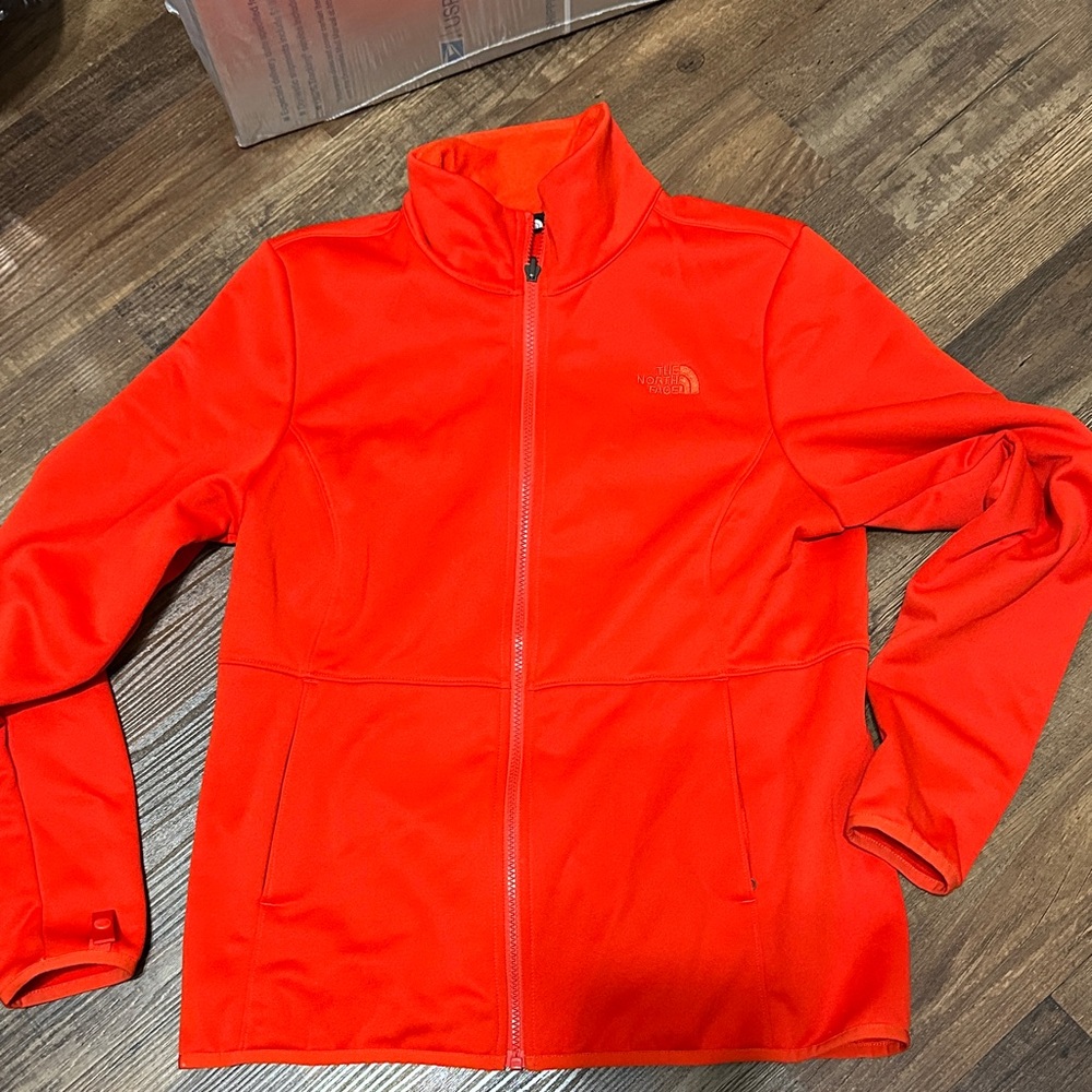 The North Face Bright Orange/red Full-Zip Jacket